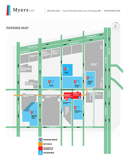 Myers LLP Parking Guide