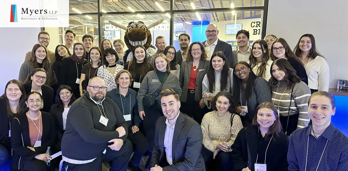 Myers LLP Student Networking Event at Manitoba Moose Game